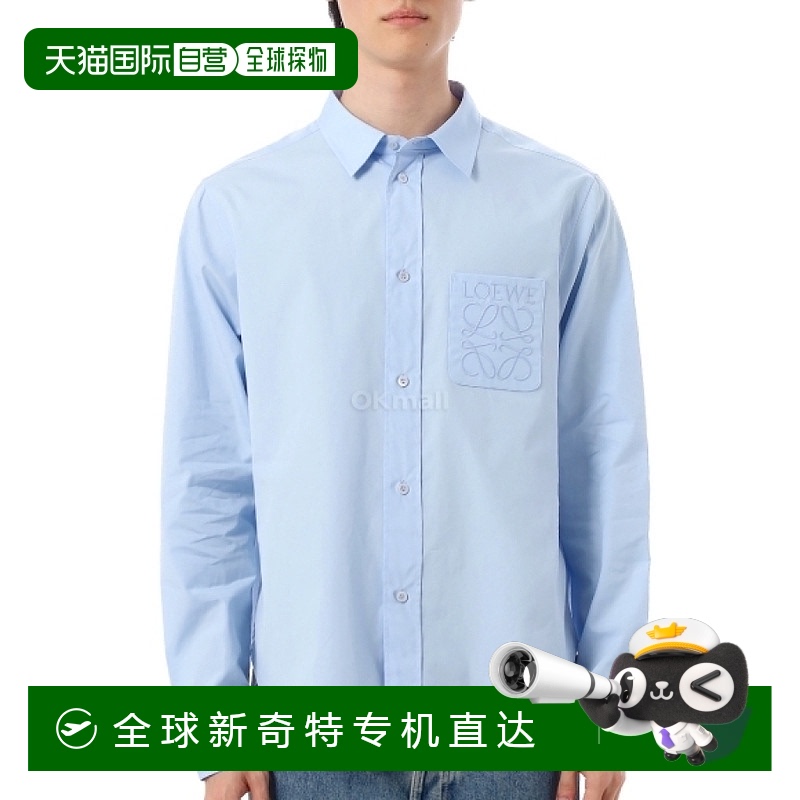 韩国直邮LOEWE 棉质衬衫（H526Y05WDX 5140） 长袖衬衫罗意威新款