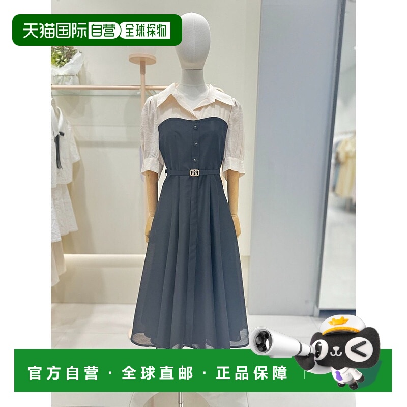 韩国直邮JJ JIGOTT [釜山店] [JJGOTT]欧根纱半身短袖连衣裙GR6A0