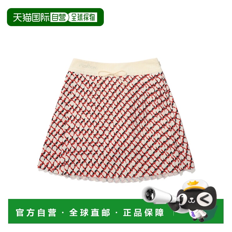 韩国直邮MALBON GOLF女士运动半身裙M4222PSK18RED Air Dot Patter