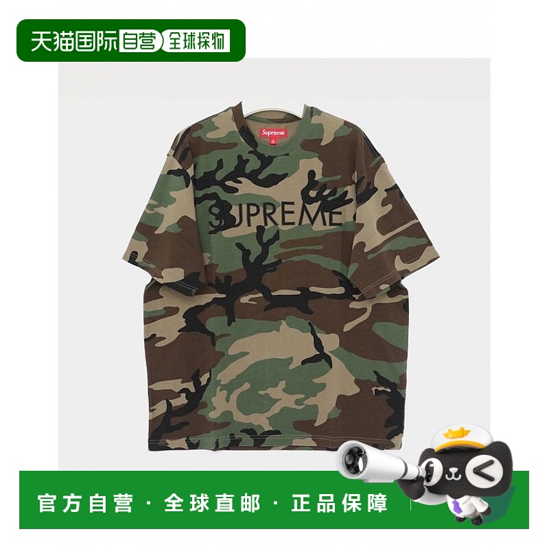 1h可退 韩国直邮supreme  上装T恤短袖