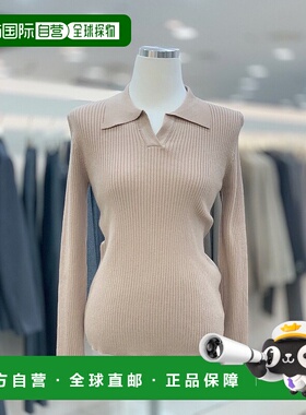韩国直邮THE IZZAT [THEIZAP] 开衩领罗纹套头针织衫(IMAN1PO96)_