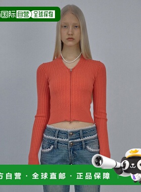 韩国直邮SCULPTOR美式复古街头辣妹潮牌新款毛衣SC24S112RD针织衫