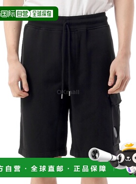 韩国直邮CP COMPANY 棉质斜纹羊毛徽标短裤（18CMSB101A 110044G