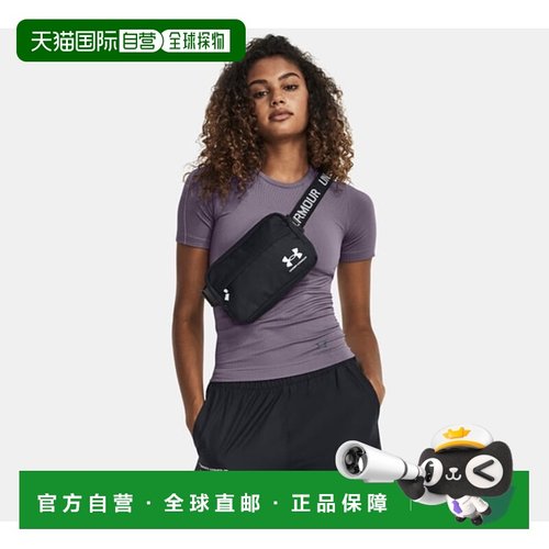 韩国直邮UNDER ARMOUR UA Loudon 腰包挎包[1378418]，黑色安德玛