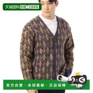 饰品 紫色 PU311 韩国直邮NEEDLES 长袖 装 开襟衫 马海毛开衫