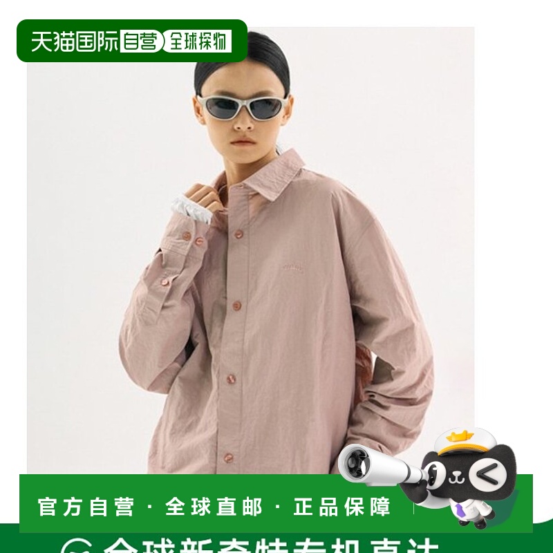 韩国直邮YALE NYLON  COACH SHIRT INDIE PINK男衬衫YD08SH7002PI