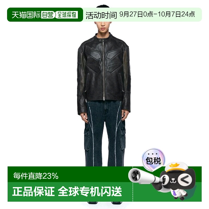 韩国直邮INSILENCE设计师款通用日常休闲宽松时尚夹克IM2C4JK11BK