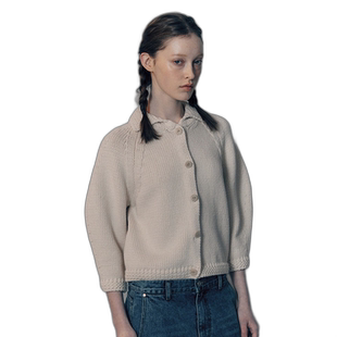 韩国直邮NOTHING WRITTEN正品毛针织衫302580685Lou knit cardiga