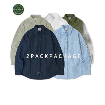 韩国直邮FILLUMINATE 公用男衬衫[SET]Overfit Recycle Nylon Shi