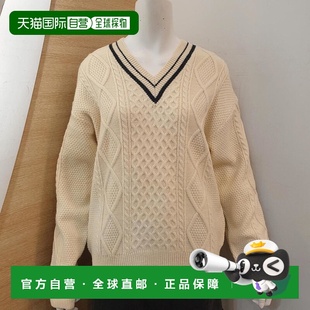 领刺绣针织衫 韩国直邮THE 伊扎克 IMAN1PO70SG IZZAT