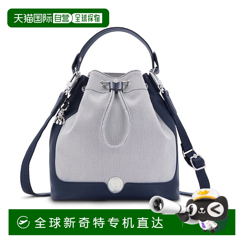 韩国直邮kipling 正品百搭精致皮质宽肩带水桶包301683069