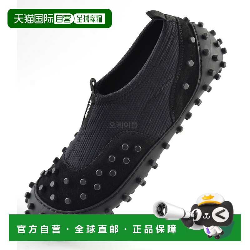 韩国直邮sunnei男女黑色运动鞋休闲轮胎底mshoxfls031 nyl024