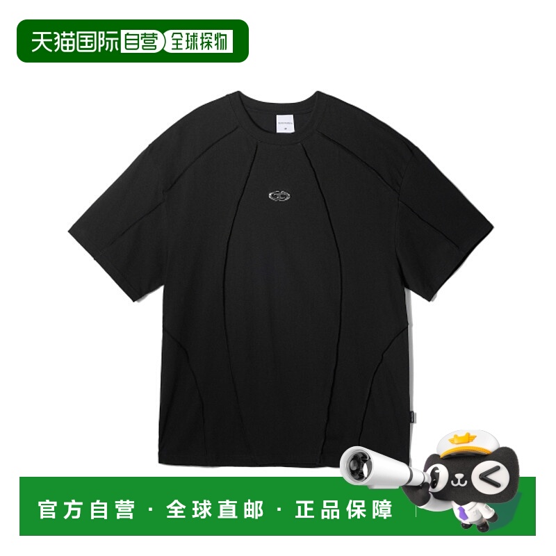 韩国直邮GOTTER GALLERY 公用T恤 24SSTP07BK SYMBOL EDGE-CUT T-