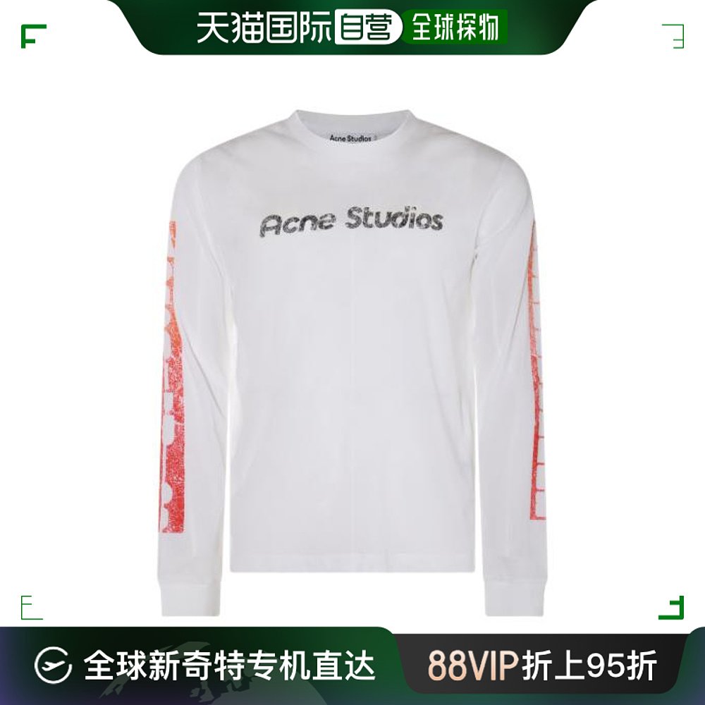 韩国直邮ACNE STUDIOS24SS短袖T恤男BL0375OPTIC WHITE 男装 T恤 原图主图