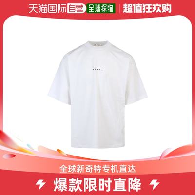 韩国直邮MARNI24SS短袖T恤男HUMU0223P1USCS87 LOW01White