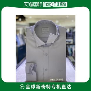 男性长袖 韩国直邮 shirt YJ3FBS150 yezac 薄solid图案衬衫