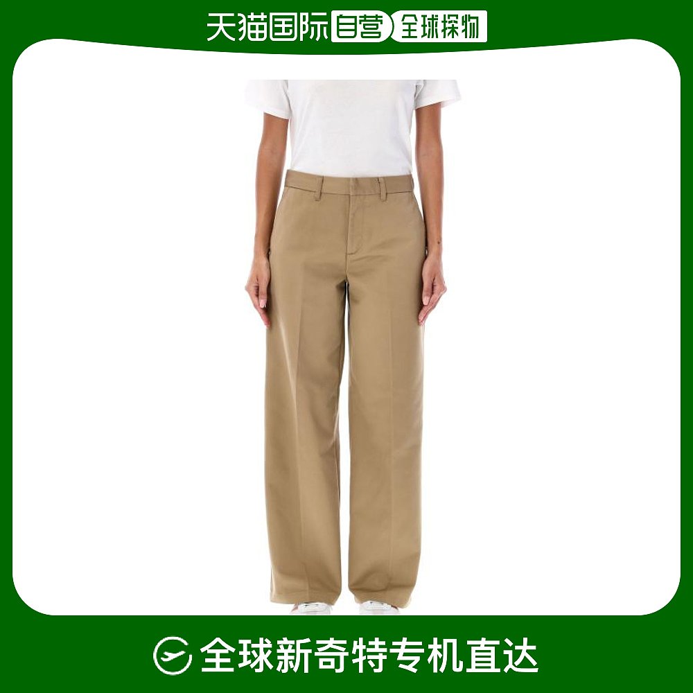 韩国直邮CARHARTT23FW直筒裤女23AI032840COTTON 8Y02 BEIGE