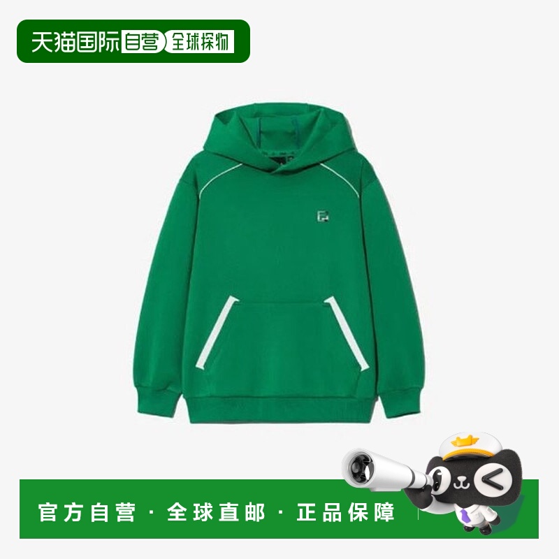 韩国直邮FILA Wheela 儿童连帽衫 GQT FK2POG3302M-GRN PF 加垫纸