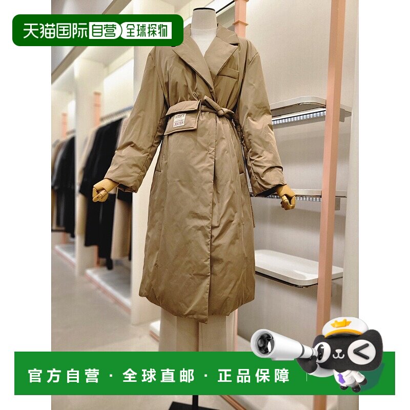 韩国直邮[ITMICHAA] 女性point鹅绒长大衣 (ITNBWPD140)羽绒