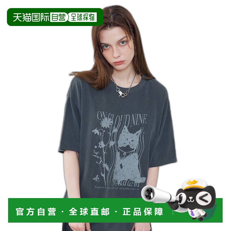 韩国直邮NASTY FANCY CLUB街头辣妹潮牌酷帅休闲时尚新款T恤F23QB