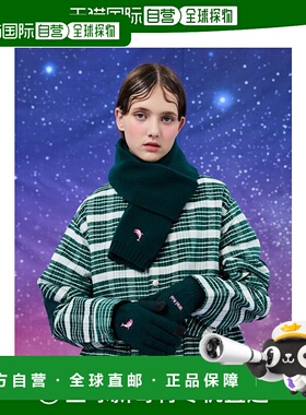 韩国直邮WAIKEI韩国小众设计师狗狗图案时尚日常围巾YK22FWAC02