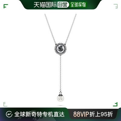 韩国直邮SWAROVSKI 黑天鹅水晶珍珠项链施华洛世奇