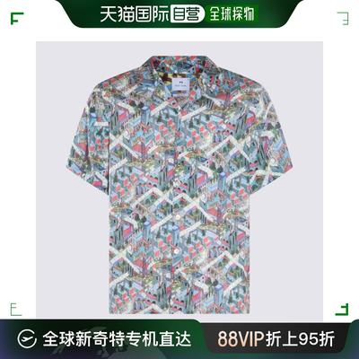 韩国直邮PAUL SMITH24SS长袖衬衫男M2R695URed