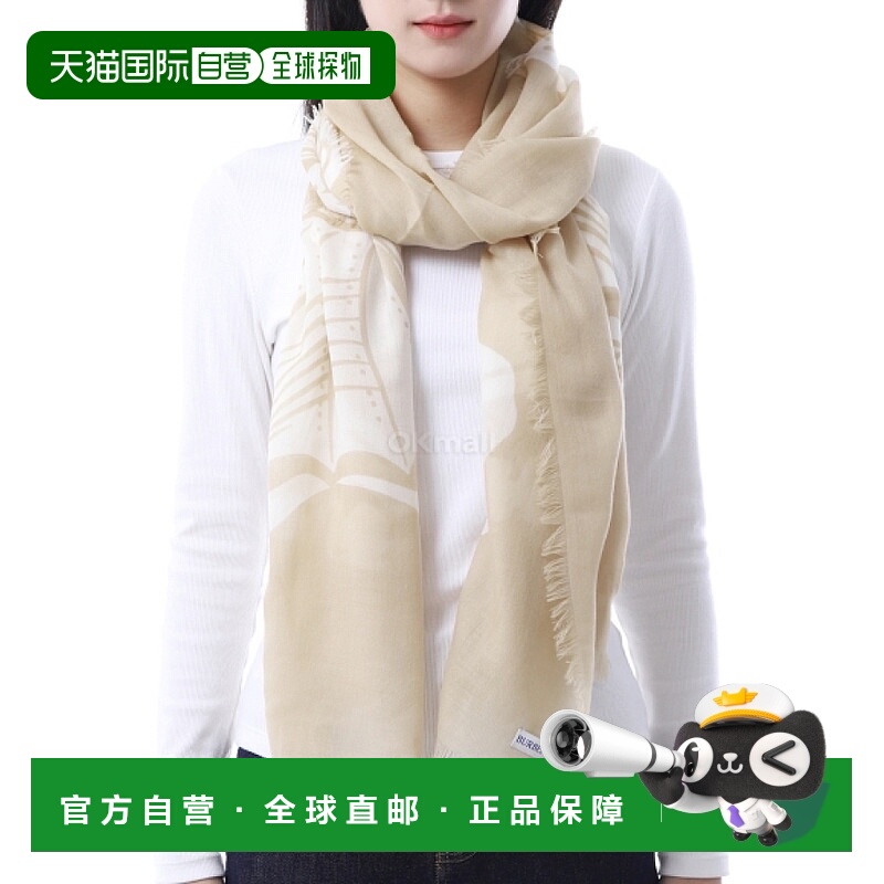 韩国直邮BURBERRY EKD 羊毛围巾 (8103282) 围巾博柏利