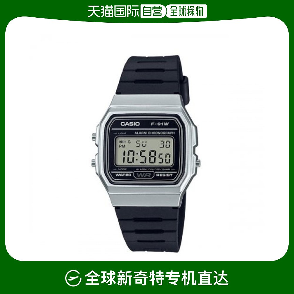 韩国直邮casio 卡西欧手表f-91wm-7adfsilver