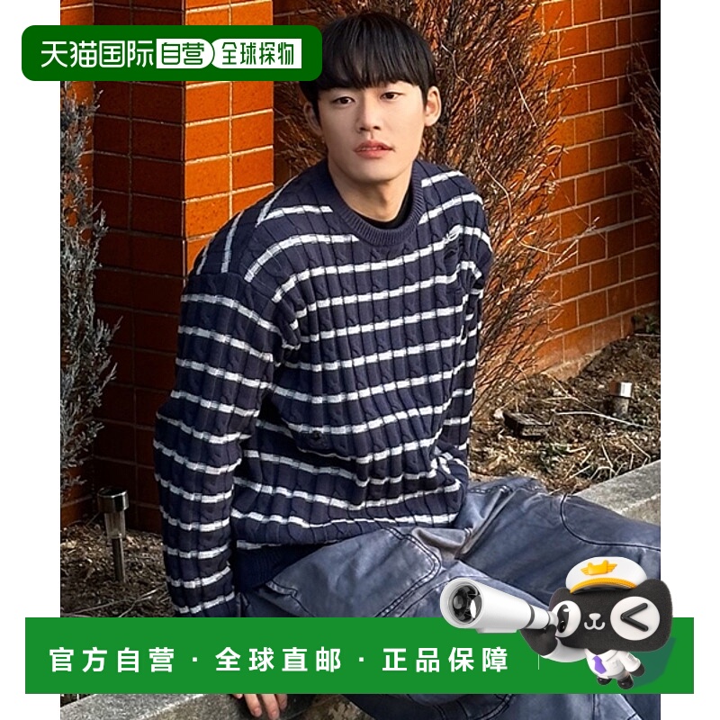 韩国直邮XTONZ 公用男针织XTK132NV新款毛衣