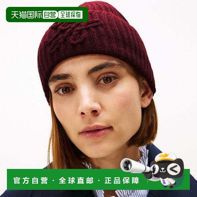 韩国直邮TOMMY HILFIGER T22F7AHT062WT1VLP 绣花徽标针织帽