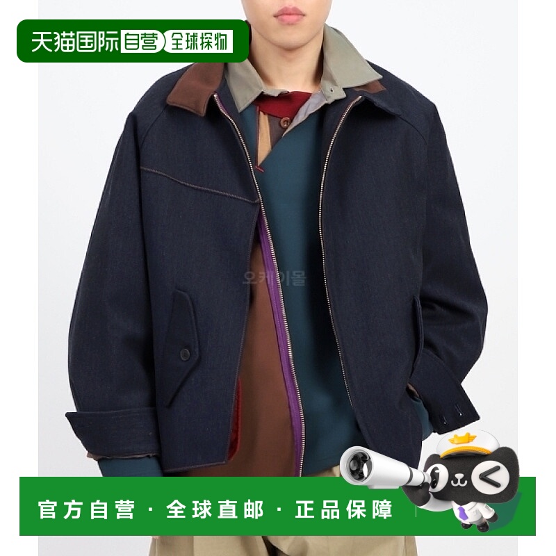 韩国直邮kolor 通用 外套夹克衫羊毛中文翻译医药海军