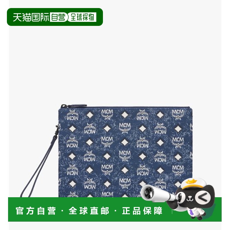 韩国直邮MCM MXZDSTA06LE卡包提花牛仔
