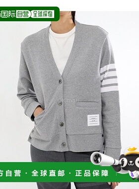 韩国直邮Thom Browne 4-Bar Stripe Loopback Cotton 开衫 秋冬