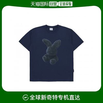 韩国直邮ADLV 兔年限定款毛绒兔子短袖T恤男女同款SSBKZR系列