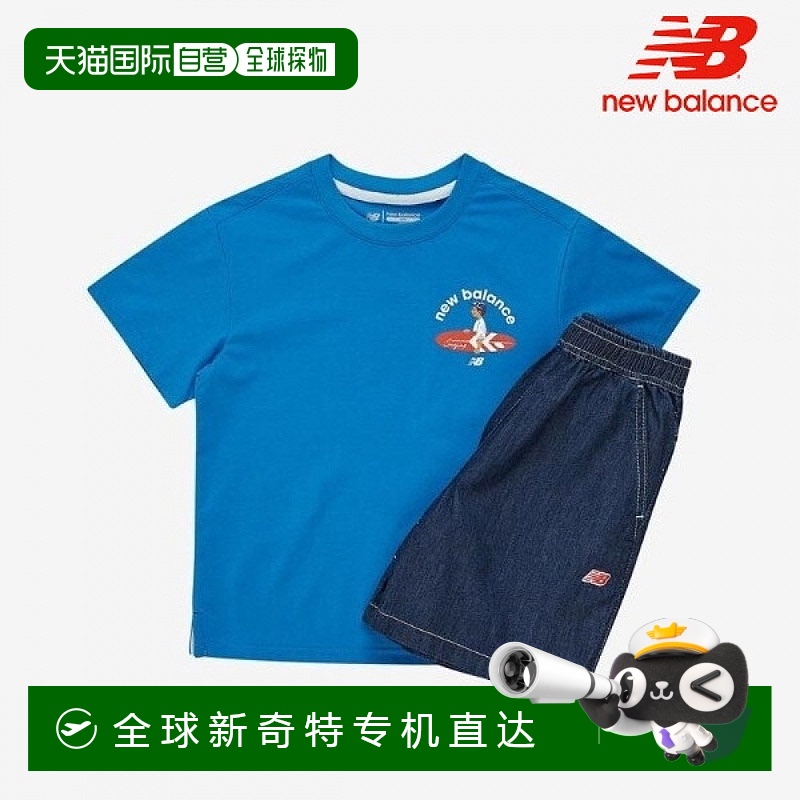 1h可退 韩国直邮newbalance  上装T恤短袖