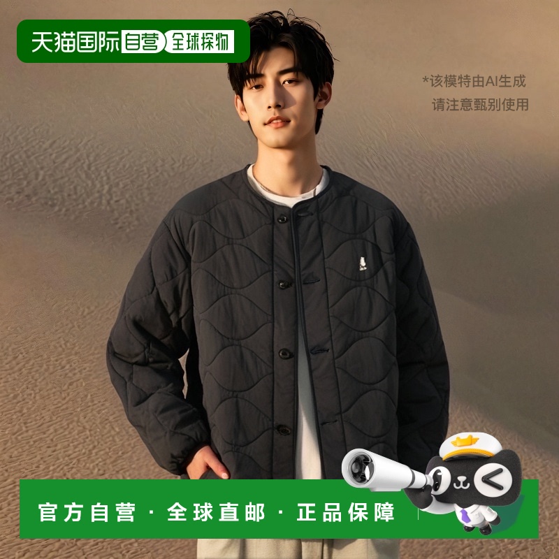 韩国直邮YALE (23FW) WARM+ UP QUILTING JACKET BLACK (23SS) WA