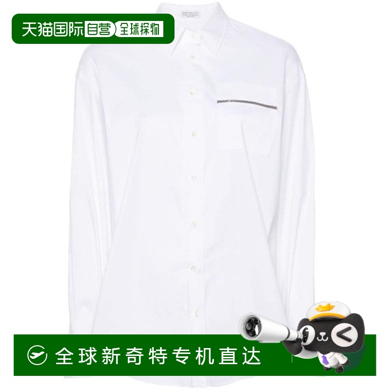 韩国直邮BRUNELLO CUCINELLI24FW衬衫女M0091ML926C159WHITE