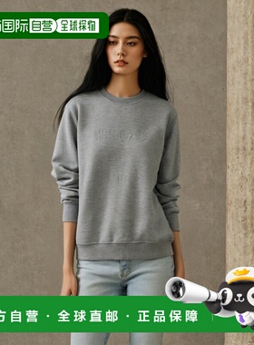 韩国直邮ASPESI AY63 L676 01187 棉聚酯混纺前幅字母刺绣休闲卫