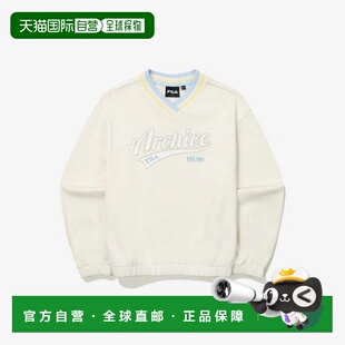 恤 KQC 韩国直邮FILA CRM 儿童长袖 FK2POG3402F 校队标 Wheela