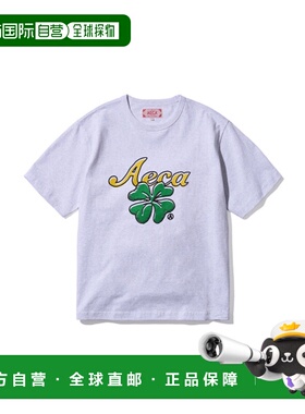 韩国直邮AECA WHITE 男士T恤AWCMSSBDTTSSO007A2BD CLOVER FLOWER