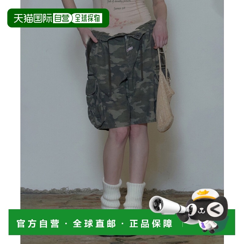 韩国直邮SCULPTOR美式复古街头辣妹潮牌新款休闲裤SC24S430KH