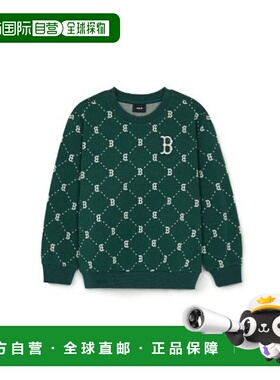 韩国直邮MLB MLBKids 长袖 Tee TQK 7AMTMD144-43GND 迪亚曼蒂字