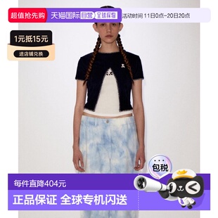 韩国直邮REST&RECREATION代购 少女风潮牌百搭休闲裁剪R 韩本土时尚
