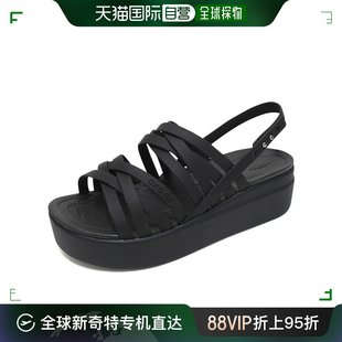 206751 韩国直邮 crocs 女性坡跟凉鞋 001