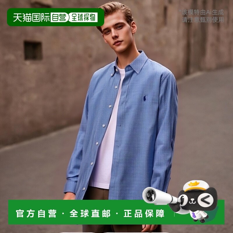 韩国直邮POLO RALPH LAUREN 男士男衬衫CUBDPPCS-LONG SLEEVE-SPO,运动服/休闲服装,运动POLO衫,淘宝优惠券,粉丝福利购,淘宝优惠卷