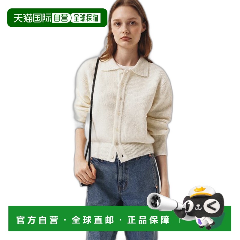 韩国直邮Dunst2023秋冬新品中性风经典女款针织衫UDSW3C104OW羊毛