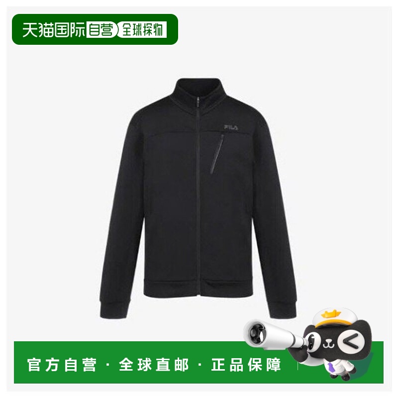 韩国直邮FILA 中码大号 KQC FS2FTG3205U-BLK Pique 训练夹克