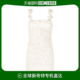 N0108WHITE 韩国直邮BLUMARINE24SS中长连衣裙女2A432A