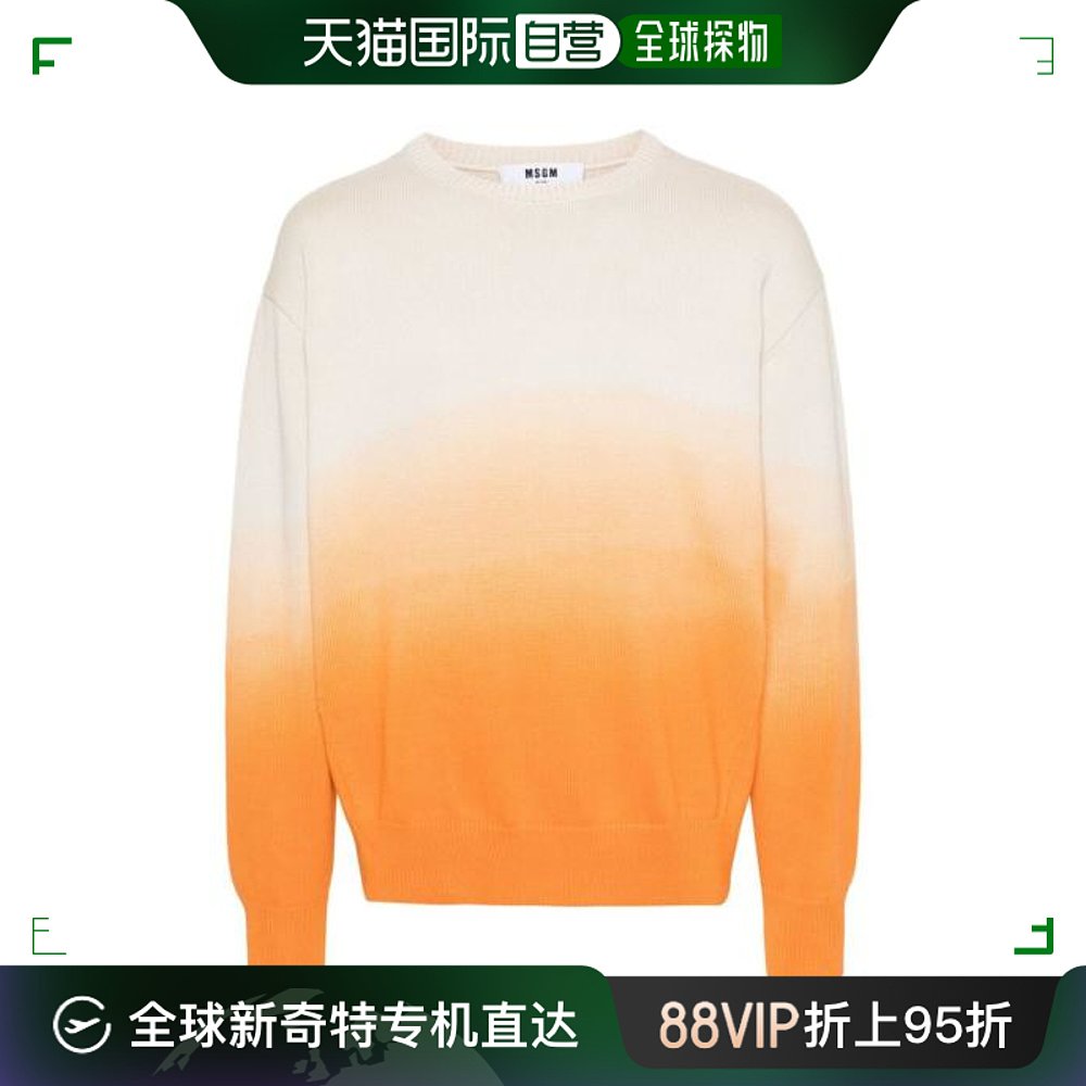 韩国直邮MSGM24SS针织衫男3640MM206 247095 24NEUTRALS ORANGE 男装 针织衫/毛衣 原图主图